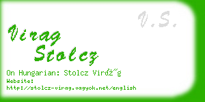 virag stolcz business card